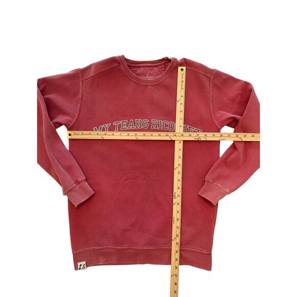 Taylor Swift | Red "My Tears Ricochet" crew sweatshirt from folklore | small - Picture 3 of 5